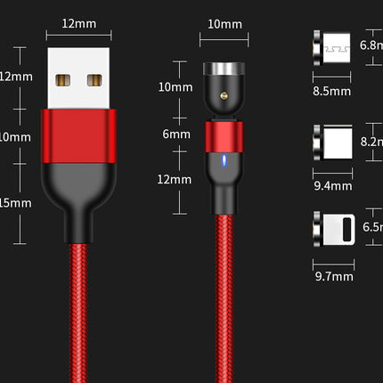Magnetic Charging Cable Rotating 540 Degree