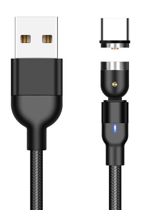マグネット充電ケーブル 540度回転