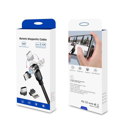 Magnetic Charging Cable Rotating 540 Degree