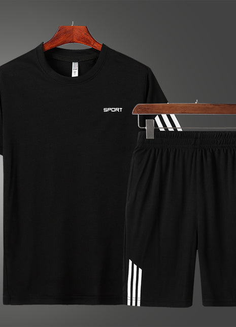 Thin Section Breathable T-Shirt & Shorts Set
