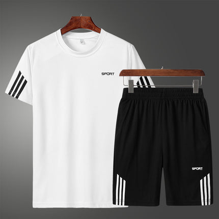 Thin Section Breathable T-Shirt & Shorts Set