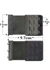 Black / Three buckles