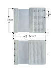 White / Four buckles
