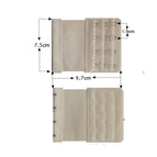 Beige / Four buckles