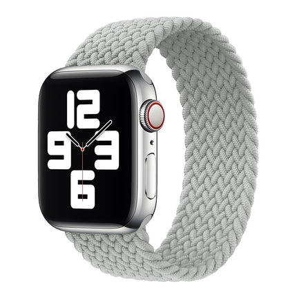 Applicable to Apple iWatch models Single Loop Nylon Braided Elastic Strap