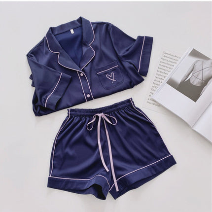 Ice Silk Very Soft Pyjama Set
