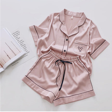 Conjunto de pijama de seda helada muy suave