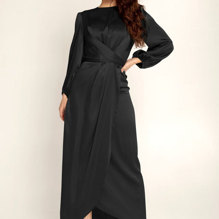 Loriya Tunic Satin Abaya