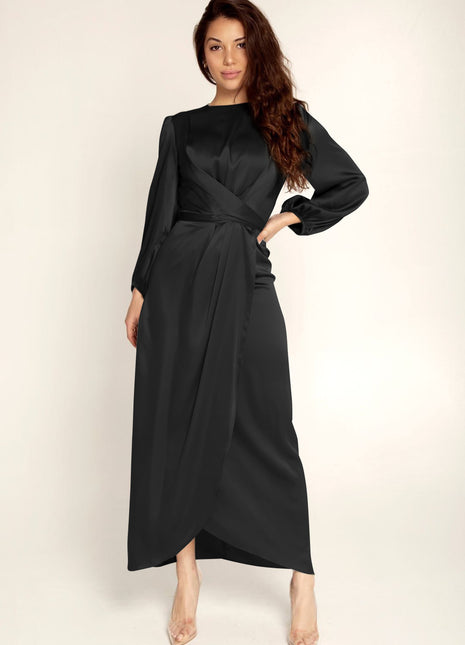 Loriya Túnica Abaya de Satén