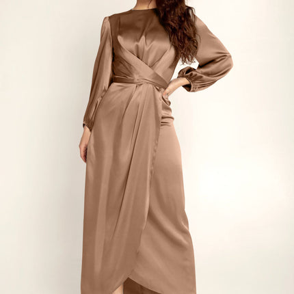 Loriya Tunic Satin Abaya