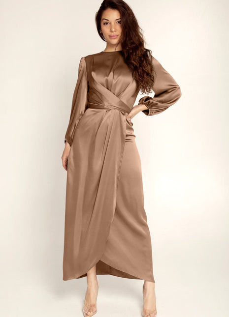 Loriya Túnica Abaya de Satén