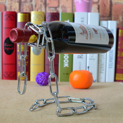 Iron Chain Bottle Holder