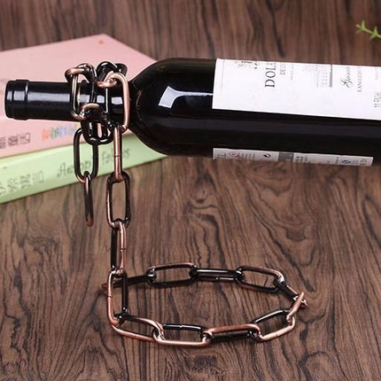 Iron Chain Bottle Holder