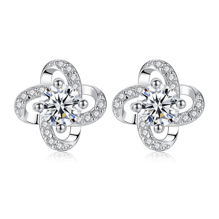 S925 Sterling Silver AAA Zircon Earrings
