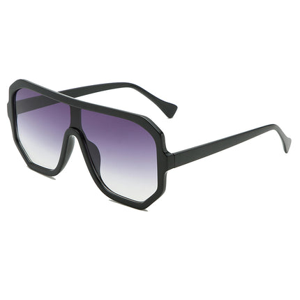 Unisex One-Piece Sunglasses UV400 – Fashion Oversized Big Frame Shades