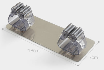 Magic Sticker Mop Holder – Nail-Free Traceless Wall-Mounted Bathroom Rack