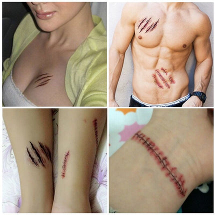 Halloween Tattoo Stickers 30 Pcs