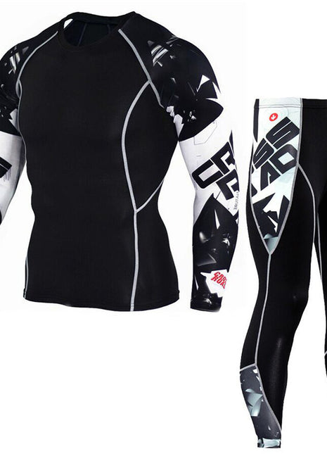 Long Sleeve & Pants Gym Suit