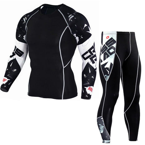 Long Sleeve & Pants Gym Suit