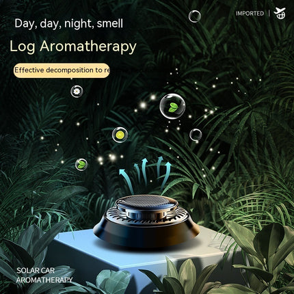 Solar Powered Car Air Freshener & Cleaner Perfume Fragrance Diffuser