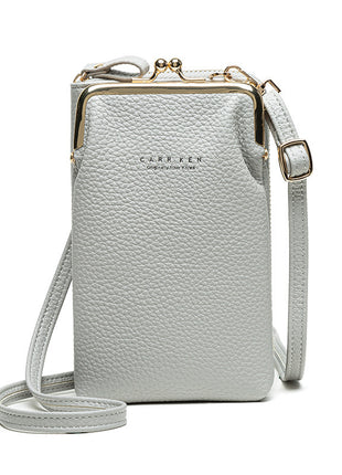 Lychee Pattern Diagonal Shoulder Purse Bag