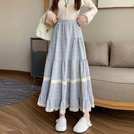 Sense Stitching Gentle Drape Skirt