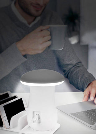 قاعدة شحن مصباح إضاءة LED على شكل فطر 5 منافذ
