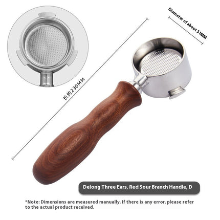 51mm Coffee Machine Modified Solid Wood Handle 43 types