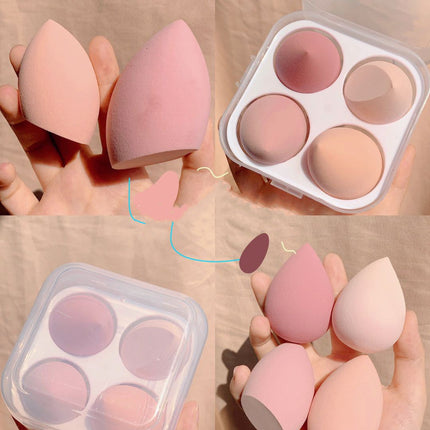 Makeup Sponge Egg with Box Set of 4