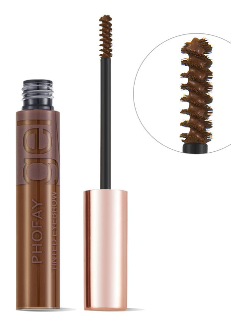 PHOFAY Tinted Eyebrow Gel | Waterproof Long-Lasting Brow Defining Gel