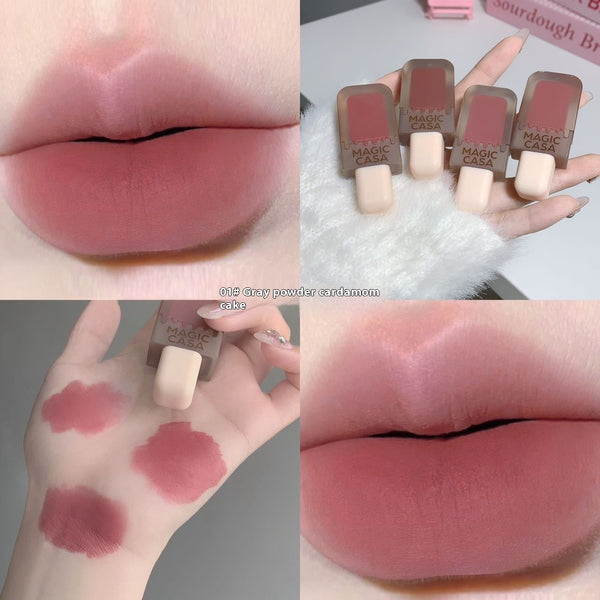 Ice Cream Matte Fog Velvet Lip Lacquer