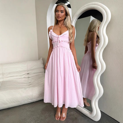 INS Casual Loose Vacation Dress