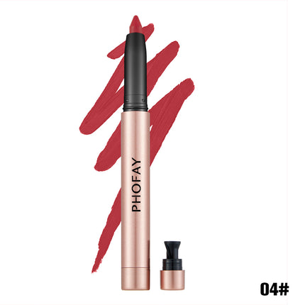 PHOFAY Matte Lip Liner + Lipstick Pen