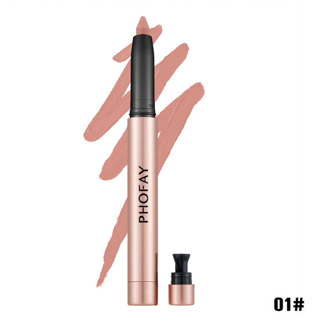 PHOFAY Matte Lip Liner + Lipstick Pen
