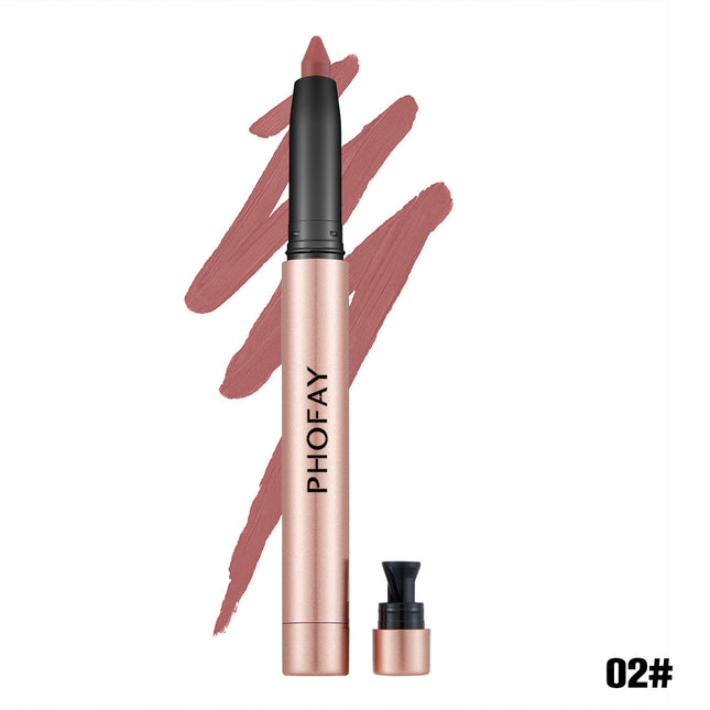 PHOFAY Matte Lip Liner + Lipstick Pen