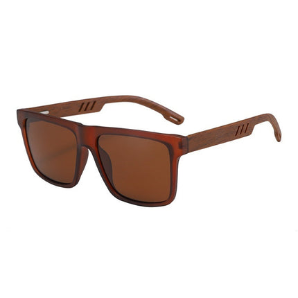 Wood Grain TR Polarized Sunglasses UV380