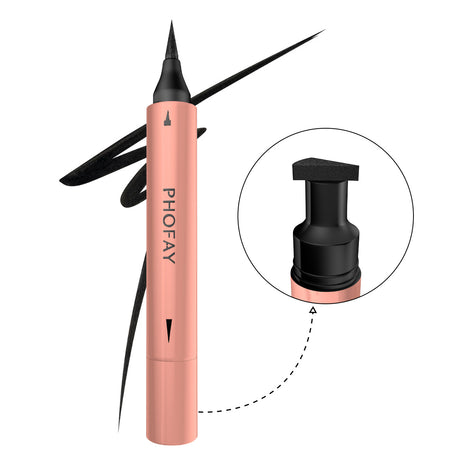 PHOFAY Double Head Seal Liquid Eyeliner | Waterproof Smudge-Proof Precision Eye Liner
