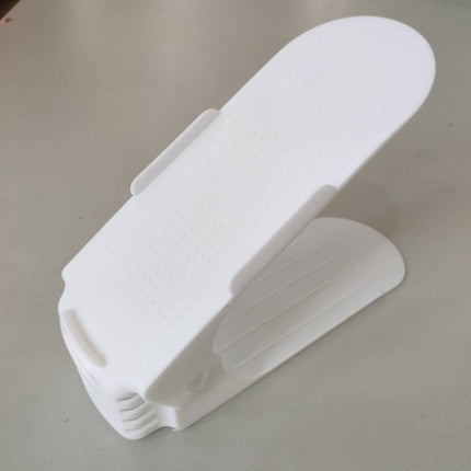 Adjustable Double Stand Shoe Organizer – Twice the Storage, Zero the Clutter