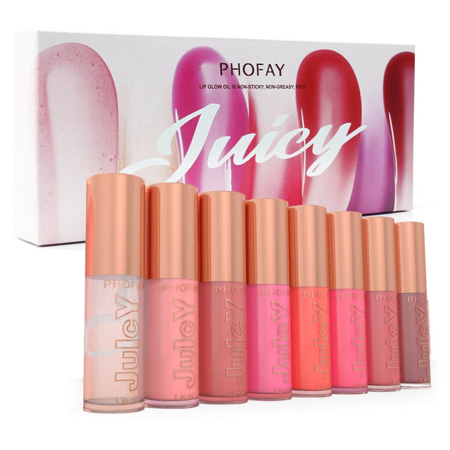 PHOFAY Juicy Lip Oil Set of 8