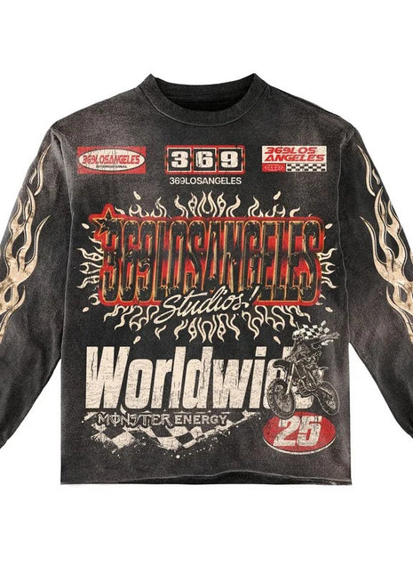 Camiseta de manga larga de motocross
