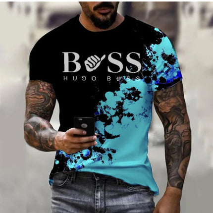 Casual Printed Fashion Short Sleeve