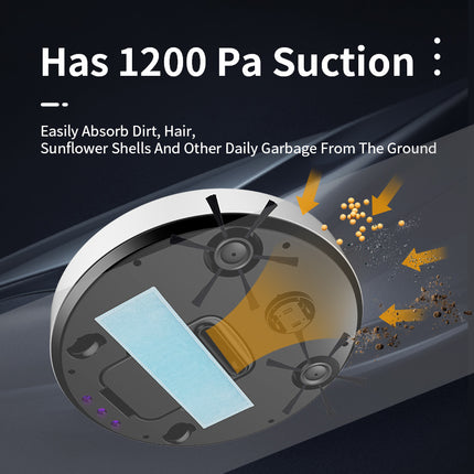 BOWAI™ 3-in-1 Smart Vacuum Cleaner – Sweep, Mop & Shine with Ultra-Thin Power