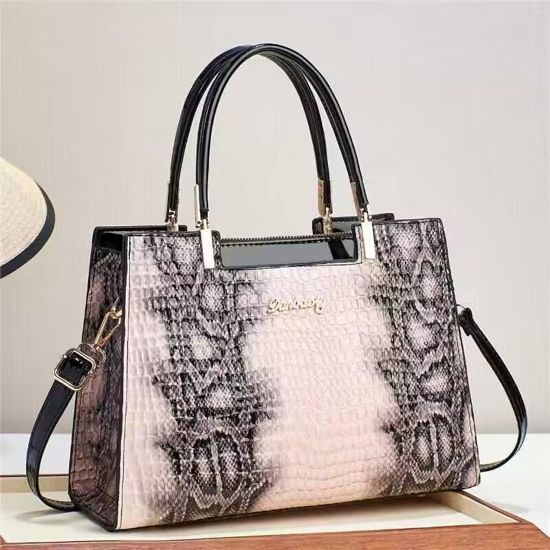 Korean Leather One-shoulder Large Bags