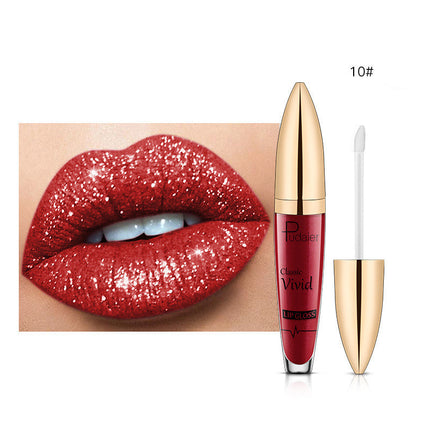 PUDAIER Lip Gloss Glitter Lipstick