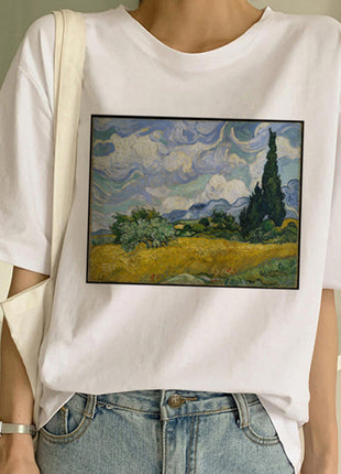 Van Gogh oil T-shirt