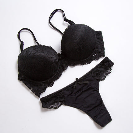 Lace Bra and Thong Set