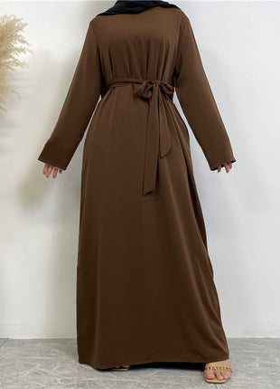 Lace Up Pocket Abaya