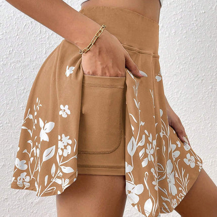 Minimalist Flower with Pockets Shorts