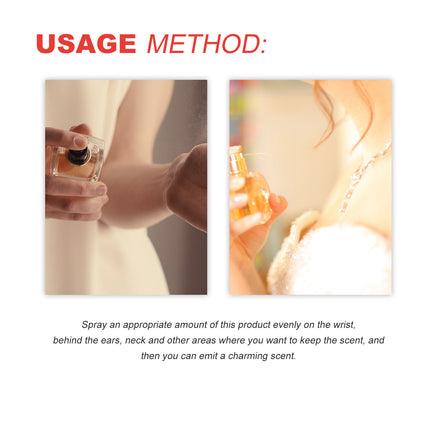 Women's Pheromone Perfume Wrist Back Ear Neck Natural Long Lasting Light