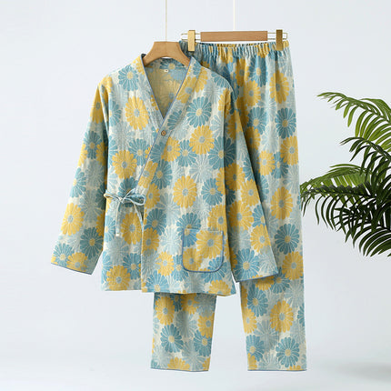 Pure Cotton Gauze Pyjama Set